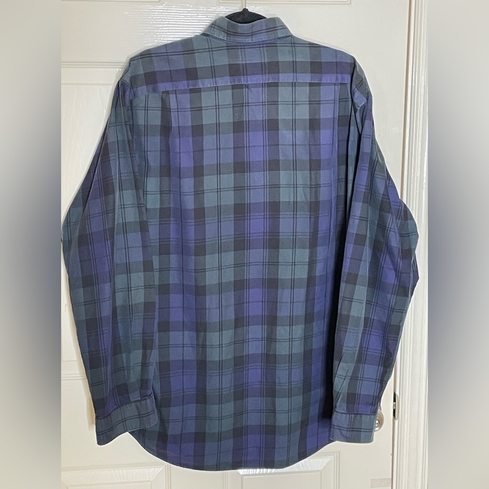 Polo Ralph Lauren Plaid Button Down Size Medium Vintage - Picture 10 of 11